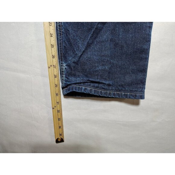 Carhartt FR Men Denim Jeans 38x32 Dark Blue CAT2 NFPA 2112 Workwear - Picture 11 of 14